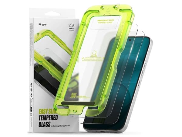 SZKLO HARTOWANE RINGKE EASY SLIDE 2-PACK NOTHING PHONE 4A PRO CLEAR