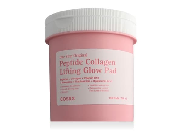 Cosrx One Step Original Peptide Collagen Lifting Glow Pad 100 Pads