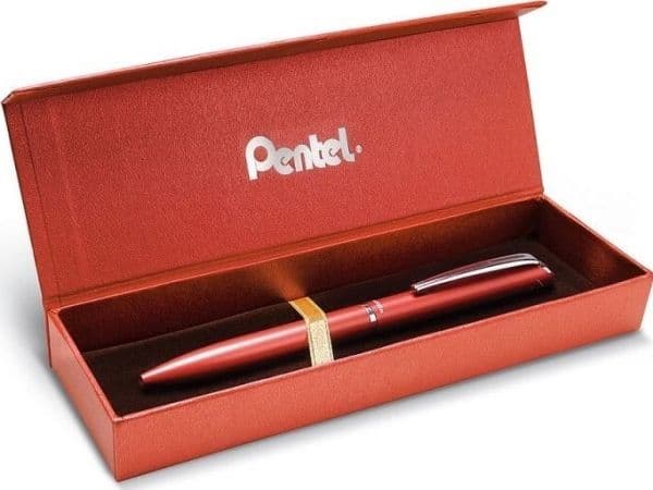 Pentel A rød kulepenn