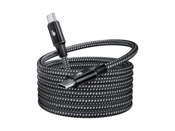 TB USB-C til USB-C-kabel svart, magnetisk, 1 m