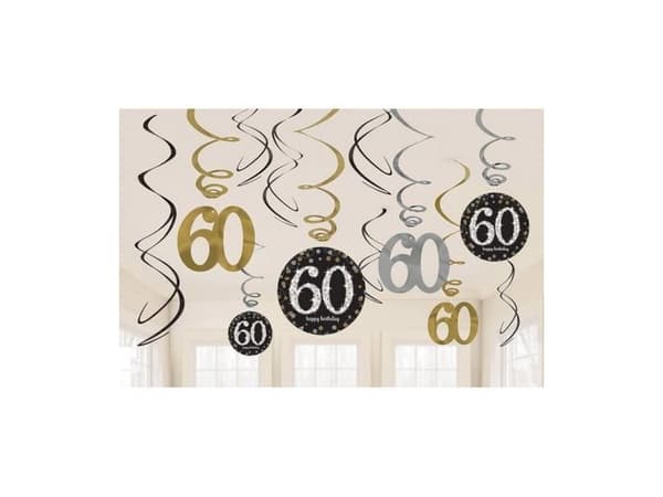 Loftspiraler 60 år Sparkling