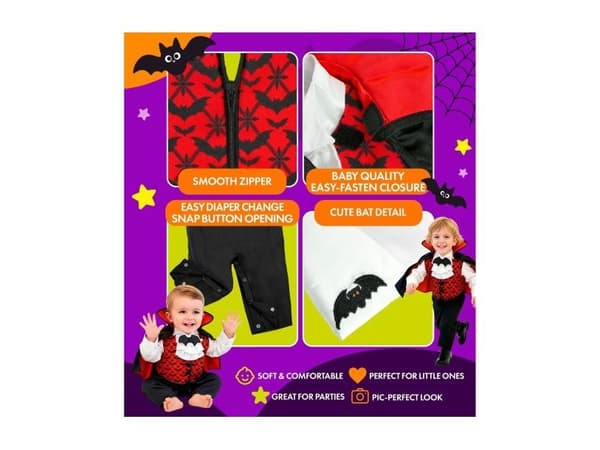 Vampyr kostume til børn