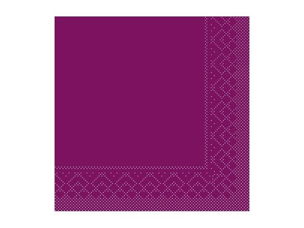 Aubergine servietter