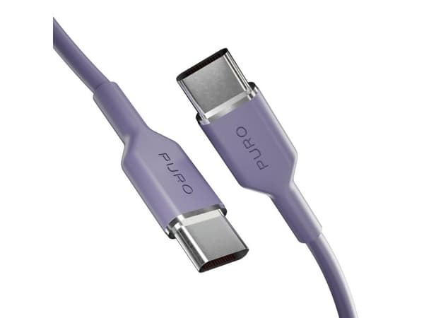 Puro ICON USB-C - USB-C 1,5m kaapeli - violetti