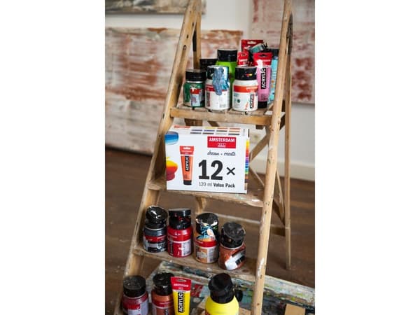 Amsterdam Standard Series akrylmaling value pack | 12 x