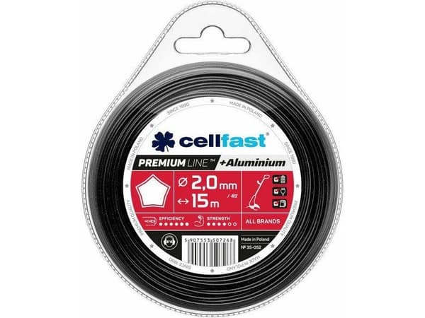Cellfast ZYLKA TNACA PREMIUM 3,0 mm / 80 m stjärna 35-059