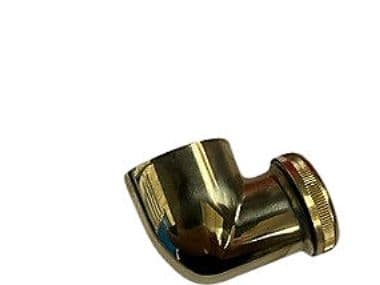 Afløbsvinkel poleret messing 1 1/4" x 32mm
