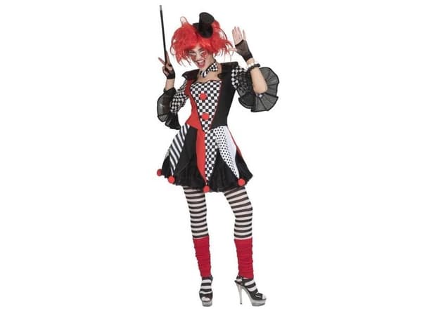 Jester Harlequin-klänning