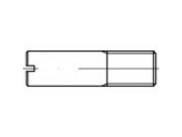 TOOLCRAFT TO-5363256 Skaftskruer M4 Rustfrit stål A1 100 stk