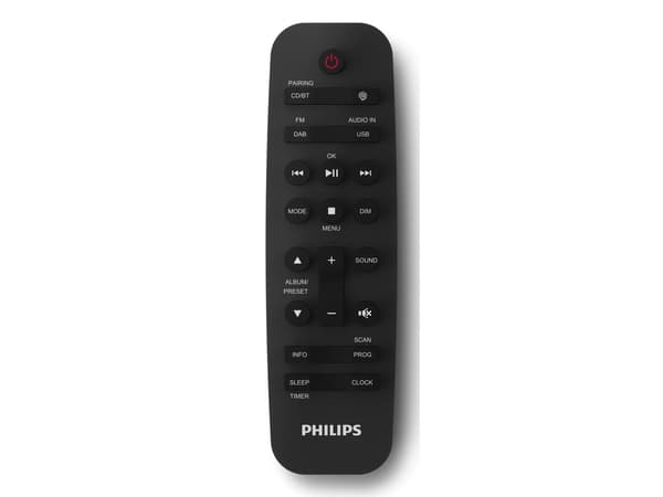 Philips-TAM4505M2 - Mikrosystem - 80 Watt (Total) - mörkgrå