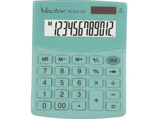 Vector Smart 3724 KAV kalkulator VC-812 GN