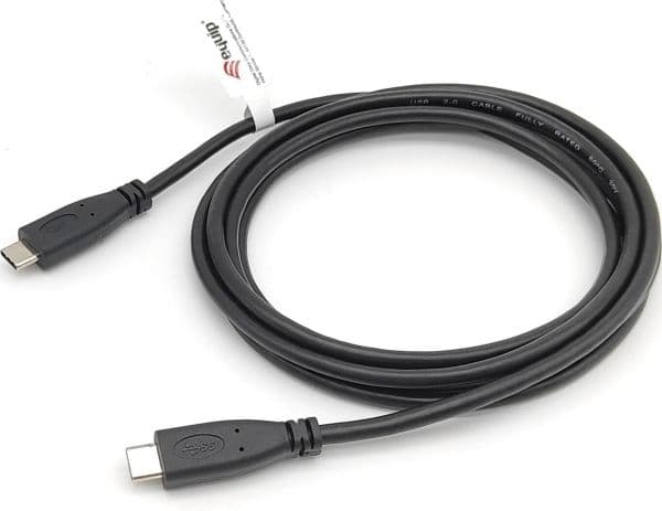 Equip 128887, 2 m, USB C, USB C, USB 2.0, 480 Mbit/s, Sort