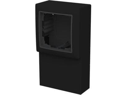 ABB-b55 Panelunderlag, 1 modul, mat sort