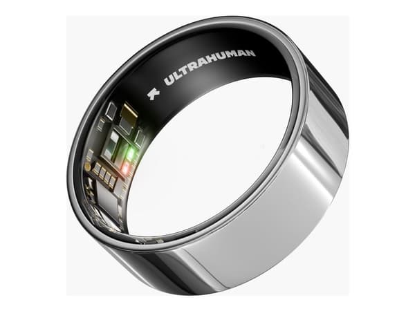 Ultrahuman Ring Air - 12 - smart ring - Bluetooth - 2.4 g  - Space Silver