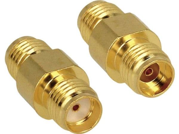 Delock - Antenneadapter - SMA (hunn) til SMA (hunn)