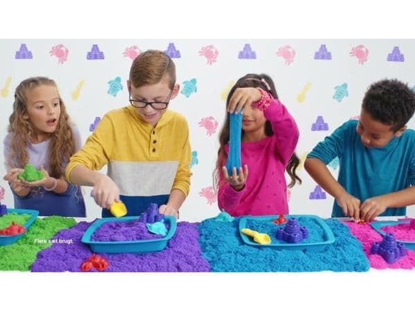 Kinetic Sand farvet sand-pose lilla