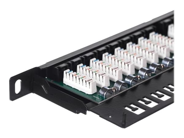 Netrack - Patch-panel - CAT 5e - UTP - RJ-45 X 24 - 0.5U - 10"/19"