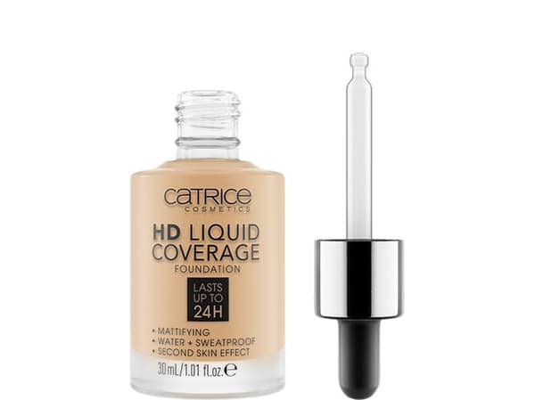 Catrice Hd Liquid Coverage Foundation 036 Hazelnut Beige 30ml Lasts Up To 24 Hours