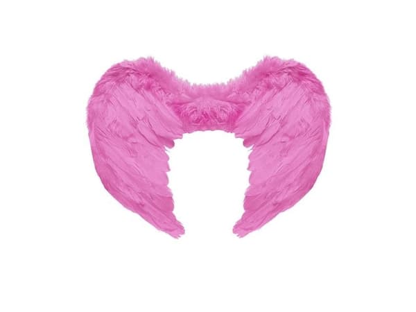 Pink fjervinger