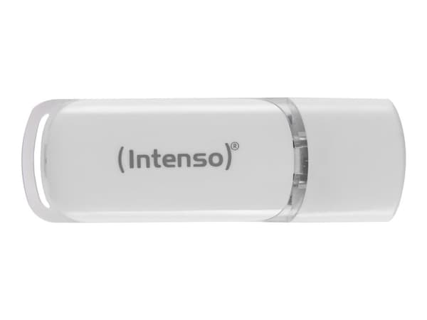 Intenso Flash Line - USB-flashstasjon - 32 GB - USB-C 3.1 Gen 1 - hvit