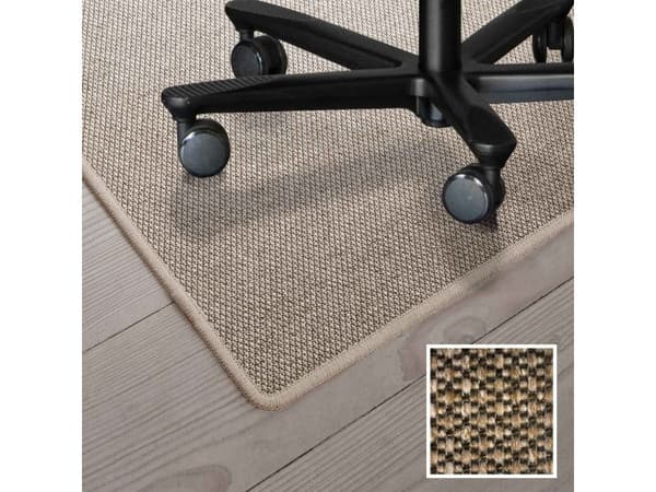 Stolsunderlägg 200x140 i matta - beige