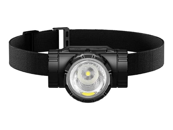 Superfire - Hodelykt - LED - 4-modus - 2 W - hvit - svart
