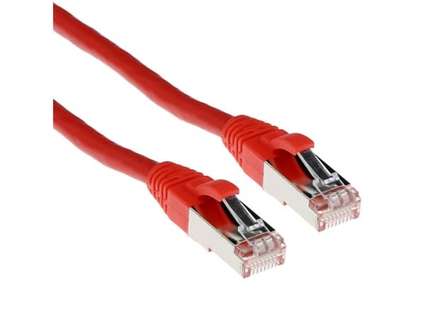 ACT Red 7 m LSZH SFTP CAT6A patchkabel snagsäker med RJ45 (FB7507)
