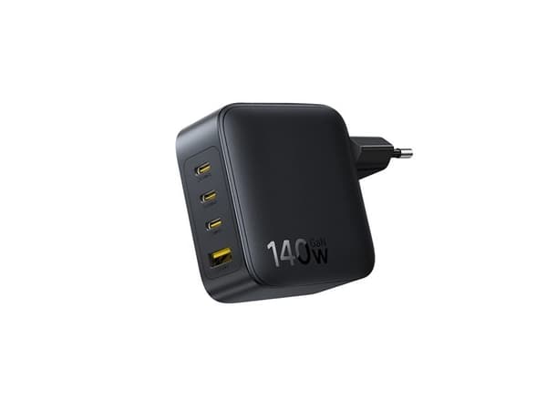 Baseus EnerFill FH11 GaN 140W 3xUSB-C + 1xUSB-A svart