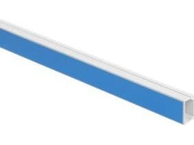 Elinstallationslist med tejp, set VIT TLS 30x17 2 m (förpackning 10 st.)