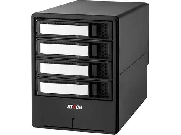 Kontroller Areca ARC-8050t3u-4A Thunderbolt 3 USB 3.2 Gen2 RAID-lagring ext. strømforsyning