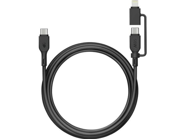 GP USB-C to USB-C, Lightning 2-in-1 Cable (MFi), 60W, 1.5m