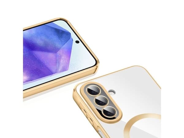 Tech-Protect MagFlex MagSafe Case for Samsung Galaxy A27 5G - Transparent Gold