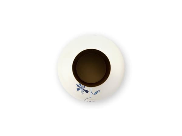 PIP Studio Vase Metal Blue Bird 30cm