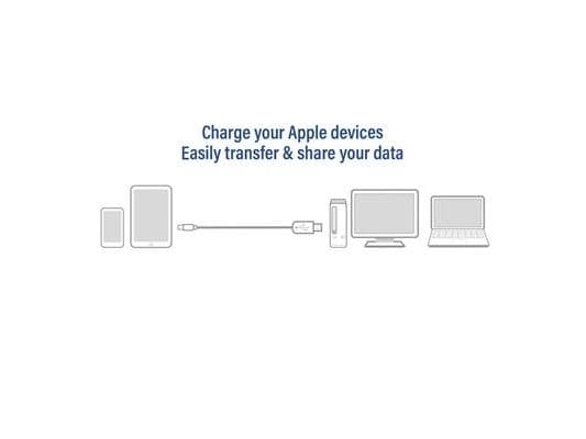 ACT USB-C til Lightning lade-/datakabel 1 meter, MFI-sertifisert (AC3014)