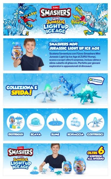 Figur Zuru SMASHERS-DINO ICE AGE-EGG SMALL