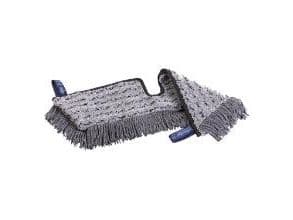 Mopp, Vileda Swep Duo r-MicroCombi Pro, grå, polyester, 50 cm, fickor