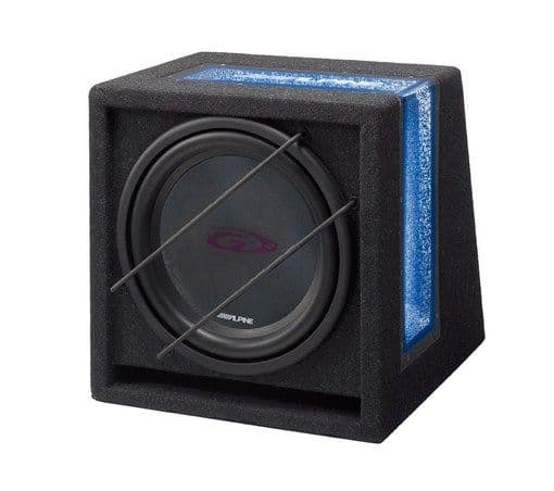 Alpine 12" subwoofer i Kabinet 4 ohm