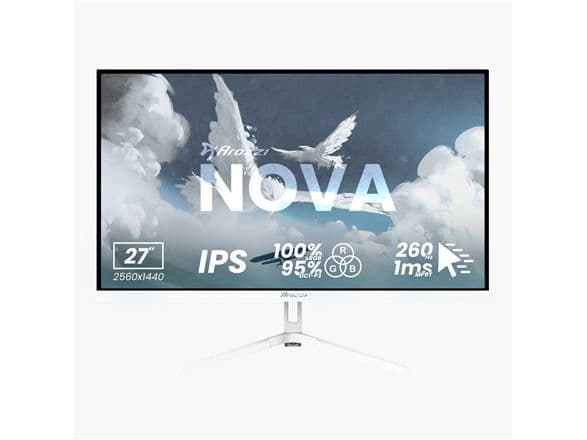 Arozzi Nova 27" IPS, 260Hz - Valkoinen
