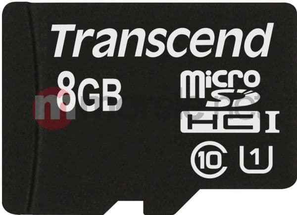 Transcend microSDHC Class 10 UHS-I (Premium) - Flashminnekort - 8 GB - UHS Class 1 / Class10 - microSDHC UHS-I
