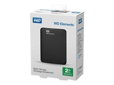 WD Elements Portable WDBU6Y0020BBK - Hårddisk - 2 TB - extern (portabel) - USB 3.0