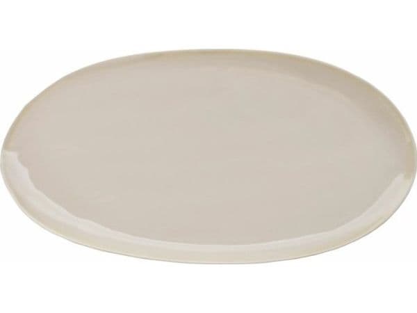 Verlo ETER Oval plate 43x22,5 cm, beige