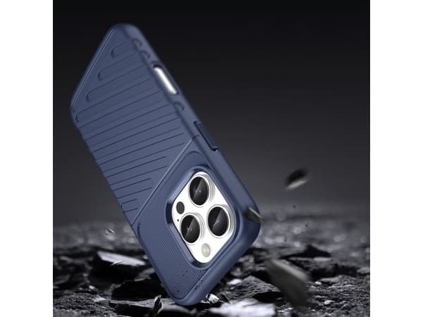 Hurtel Thunder Case silikonikotelo iPhone 16 Pro - sininen