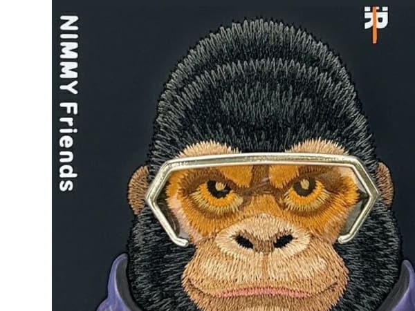 Nimmy Cool&amp;Cute 2.0 Monkey case for iPhone 15 - black