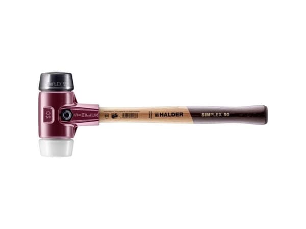 Halder Simplex EH3027 hammer 50 mm (superplast + gummikompositt)