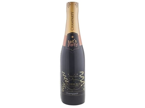 Oppustelig champagneflaske