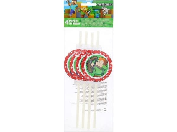 Minecraft sugrör i papper