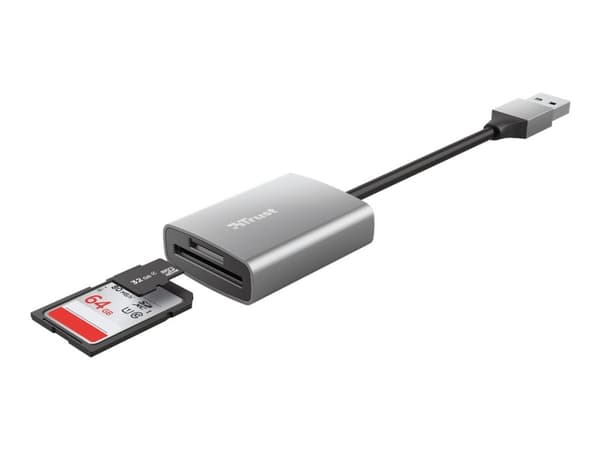 Trust Dalyx - Kortleser (microSD, SDHC, SDXC) - USB 3.2 Gen 1