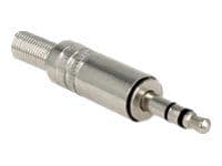 DeLOCK - Lydstik - stereo mini-jackstik (han) - silver