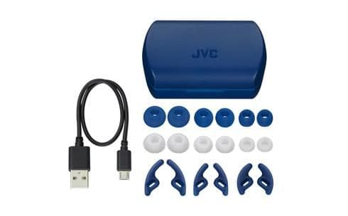JVC HA-ET45T-A-U Bluetooth sporthörlurar blå