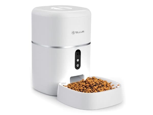 Tellur TLL331461, Foderautomat, Vit, Inomhus, Universal, 4 L, Torrfoder